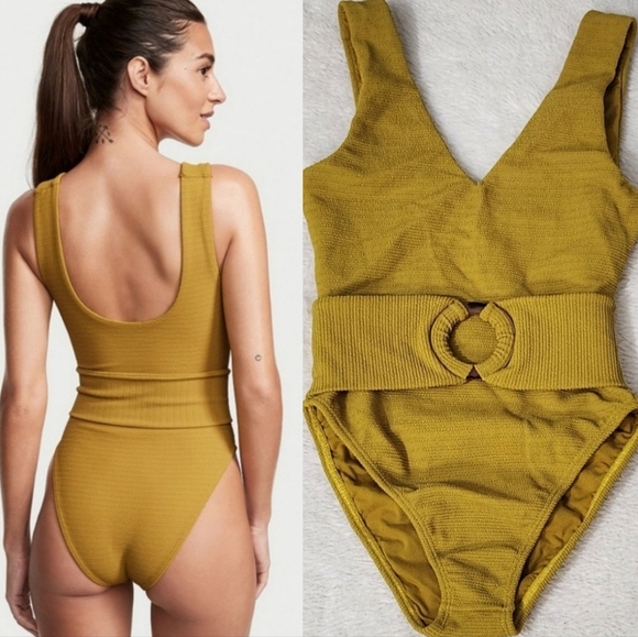 Montce Other - New! Montce Kim Belted One Piece Mari Scrunch Swimsuit